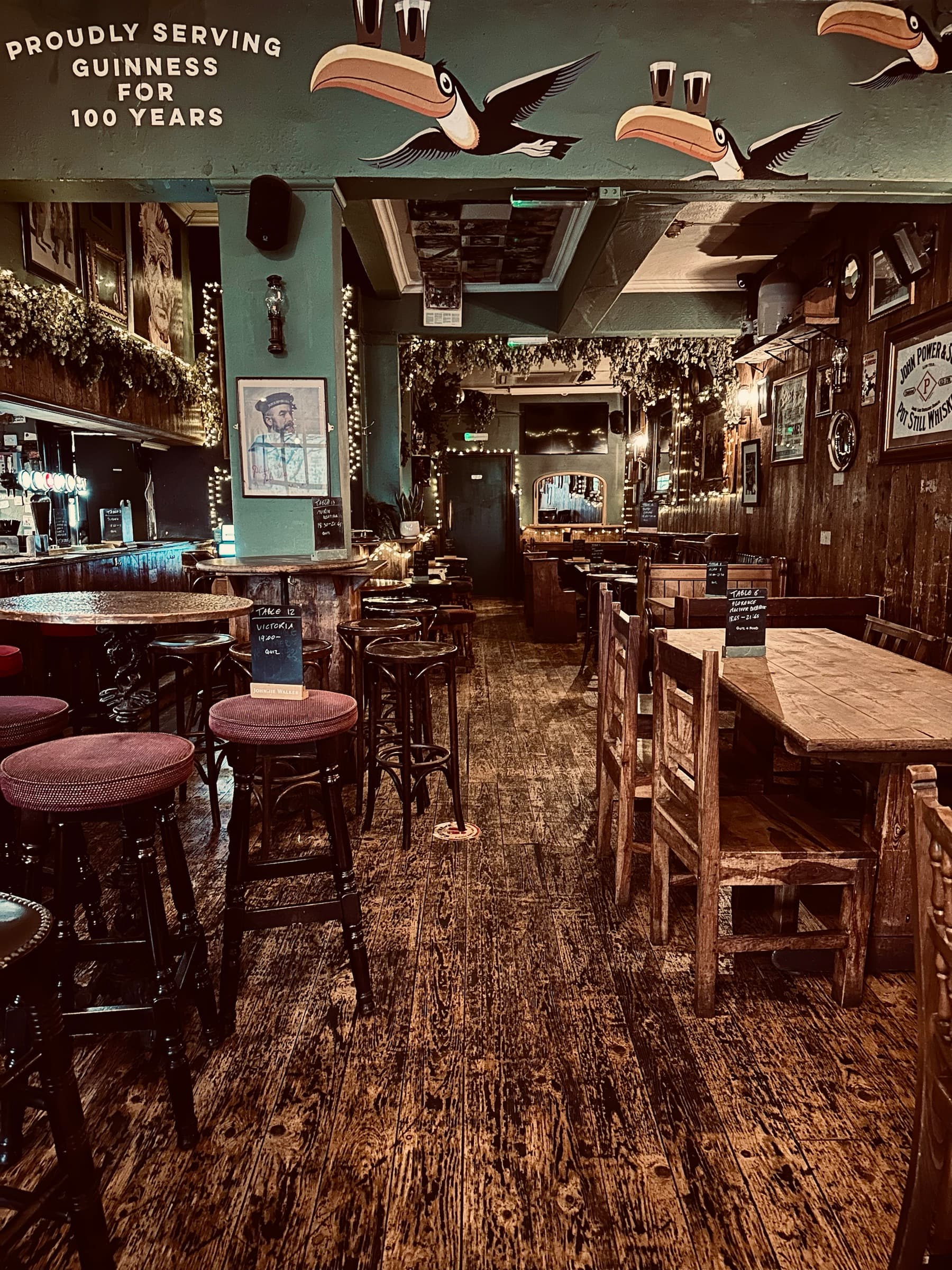The Woodbine pub interior