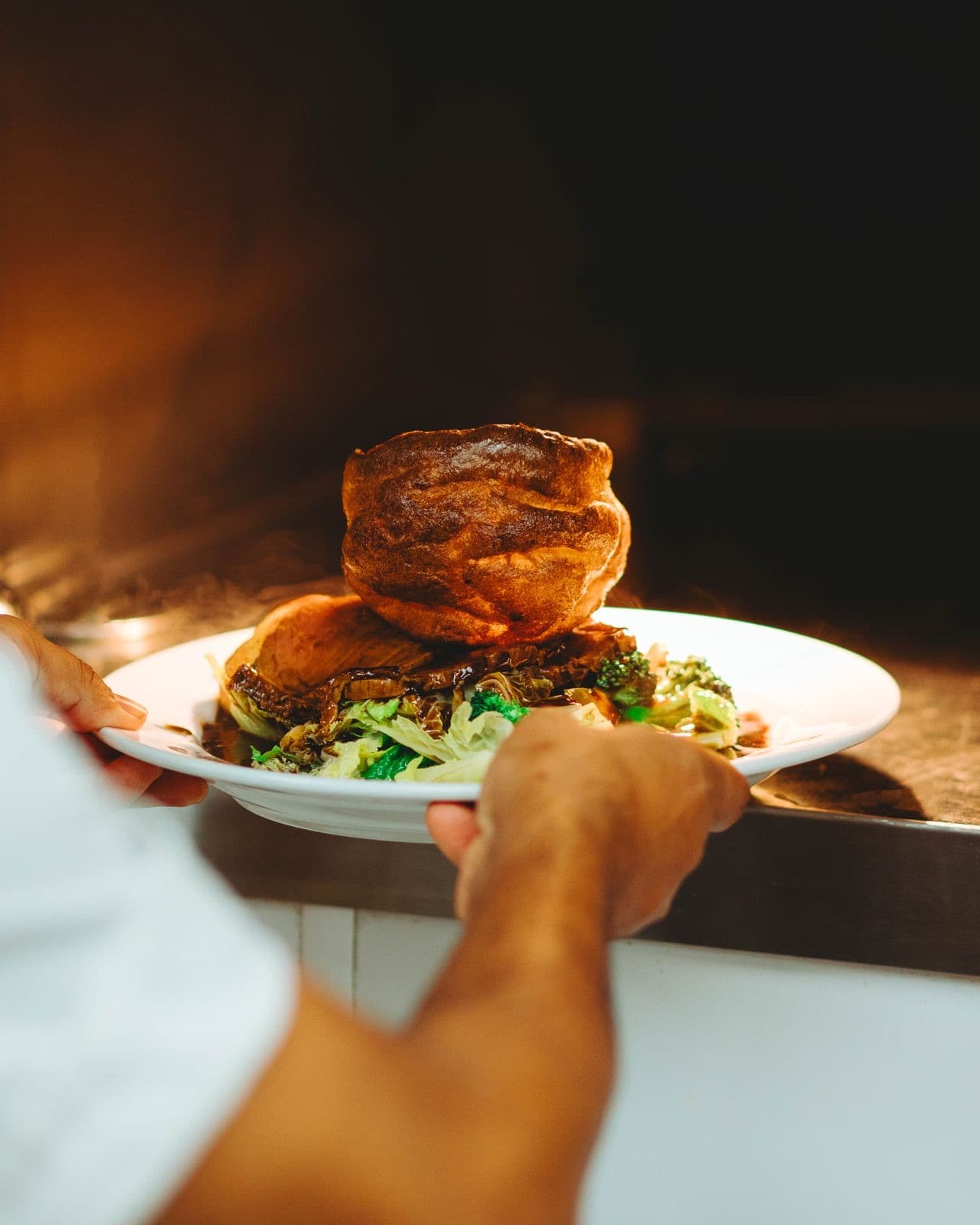 Pub roast dinner from the weekend menu