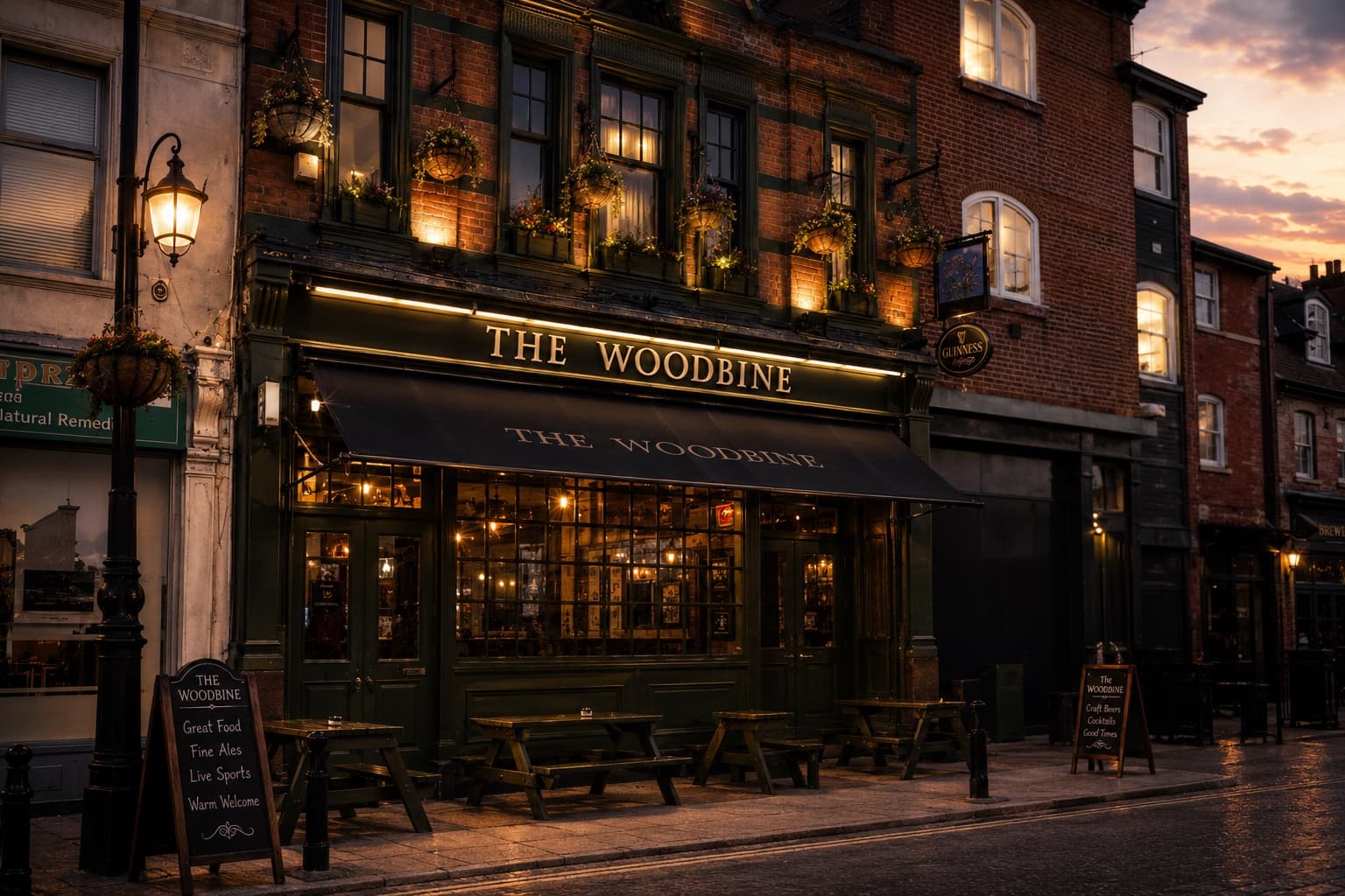 The Woodbine exterior in Highbury N5
